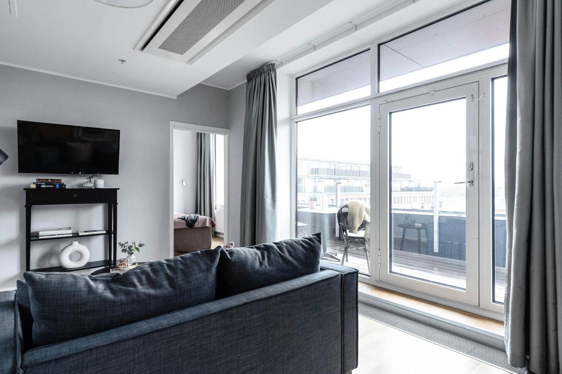 One-Bedroom Apartment Terrace