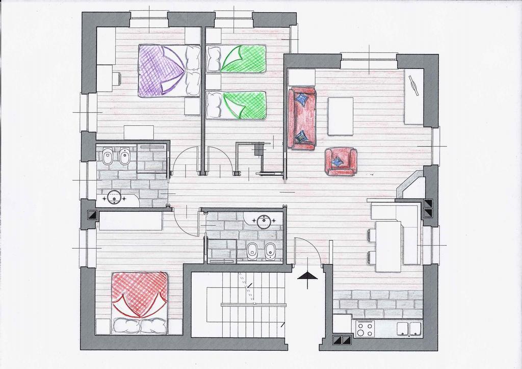 Appartamento con 3 Camere da Letto