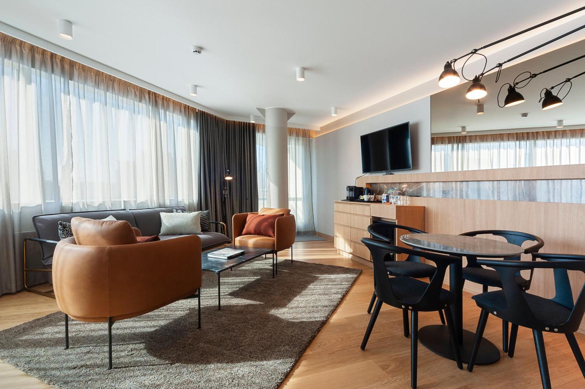 One-Bedroom King Suite Living Area