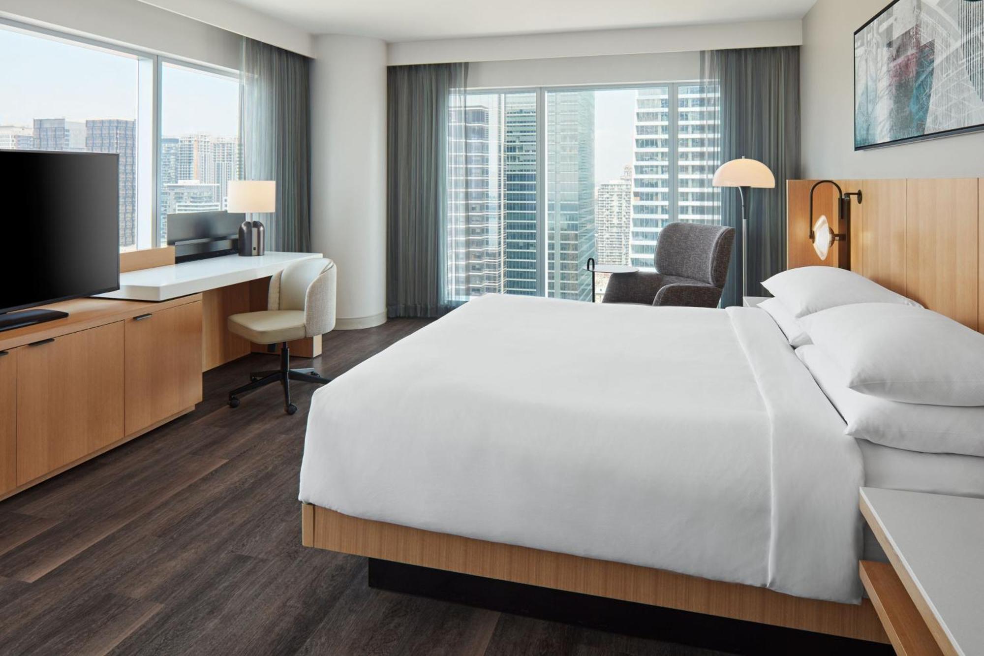 Guest Room King Bed Tower View