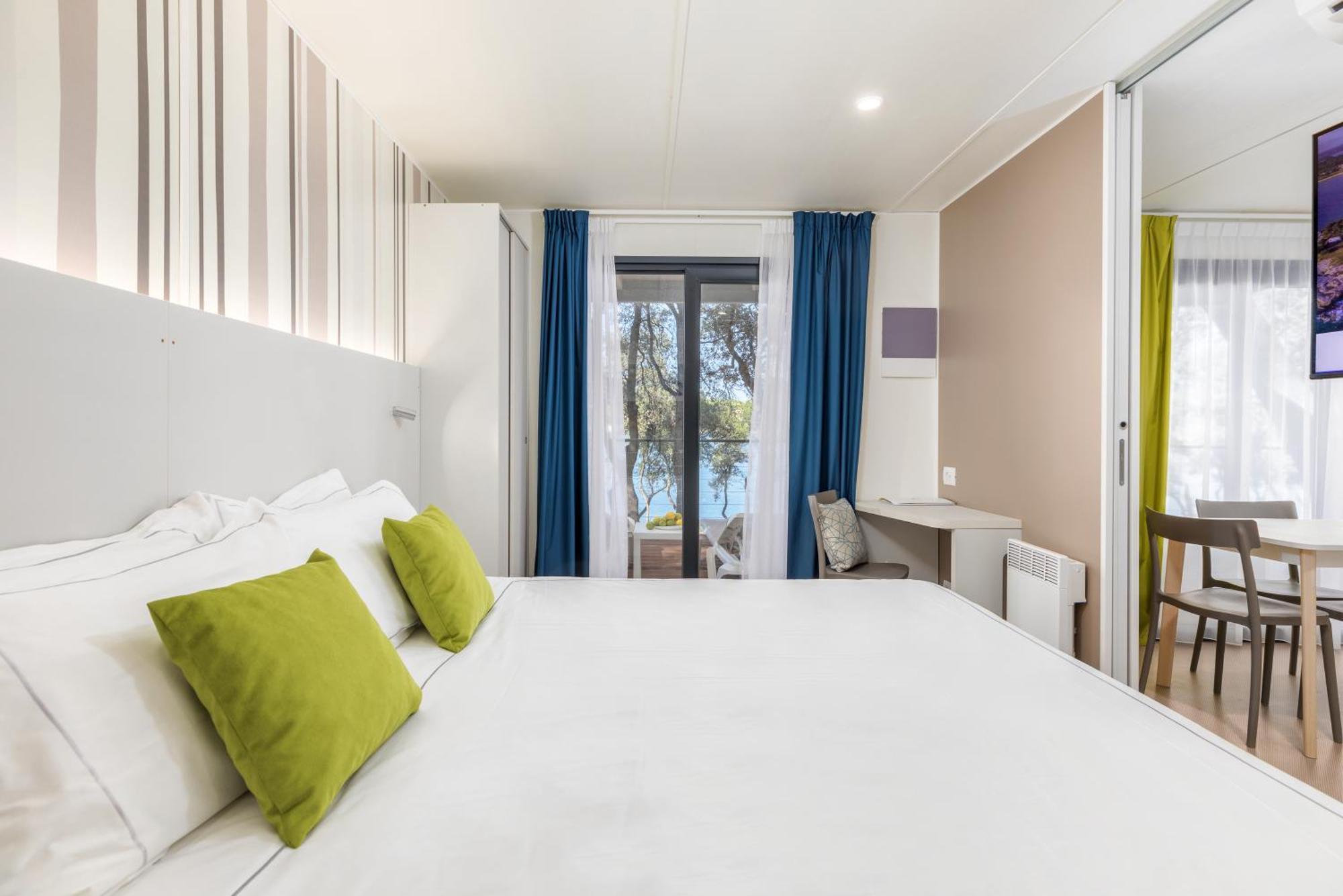 Villa camping deluxe con prima fila in Spiaggia