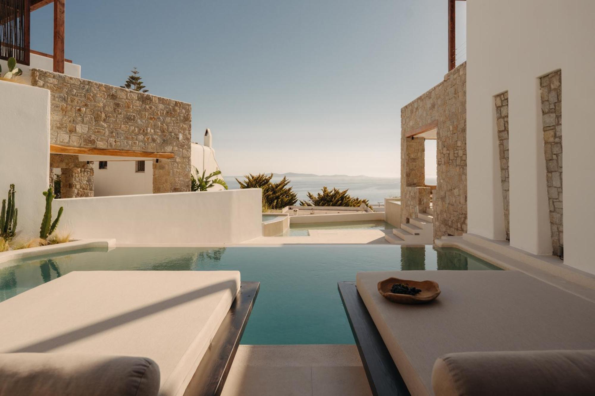 Suite con Letto King-Size, Piscina Privata e Vista Mare