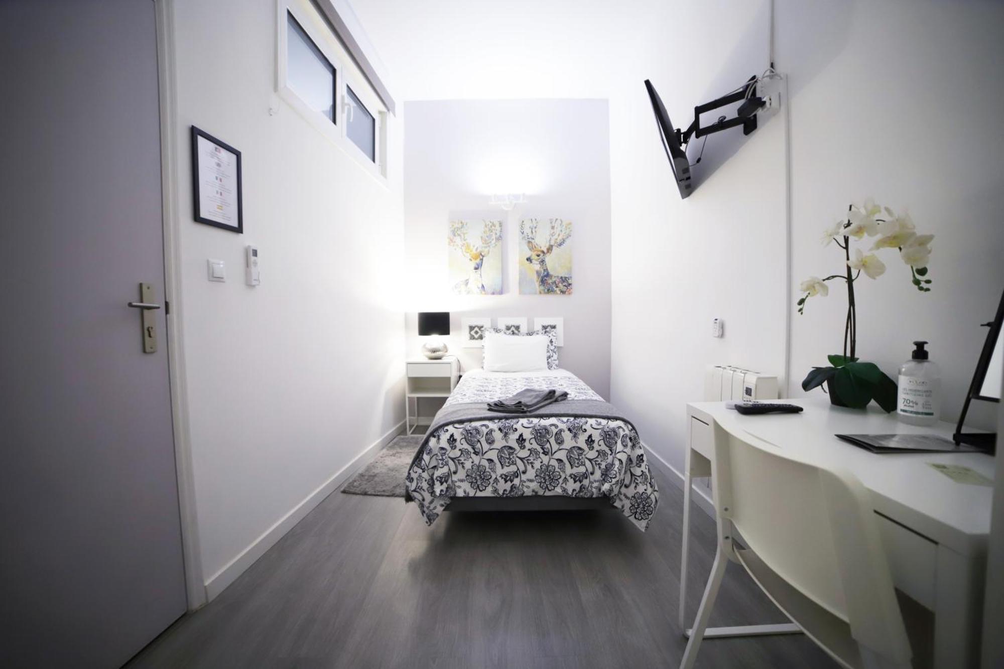 inside single room