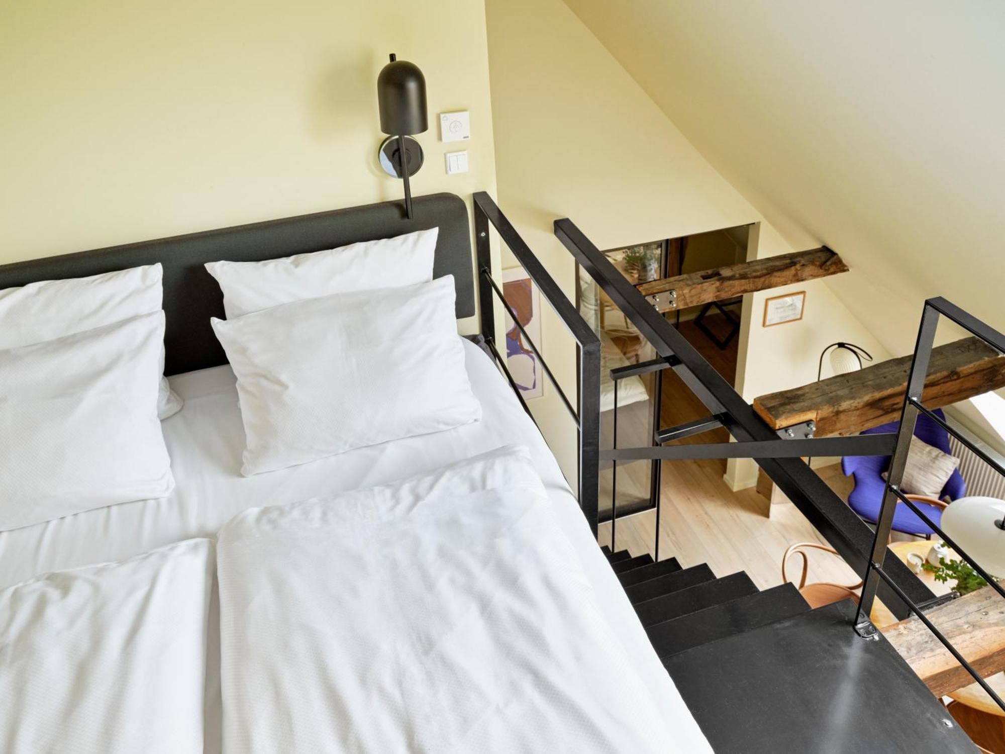 Split level Apartment Loft Bed Two Double Beds