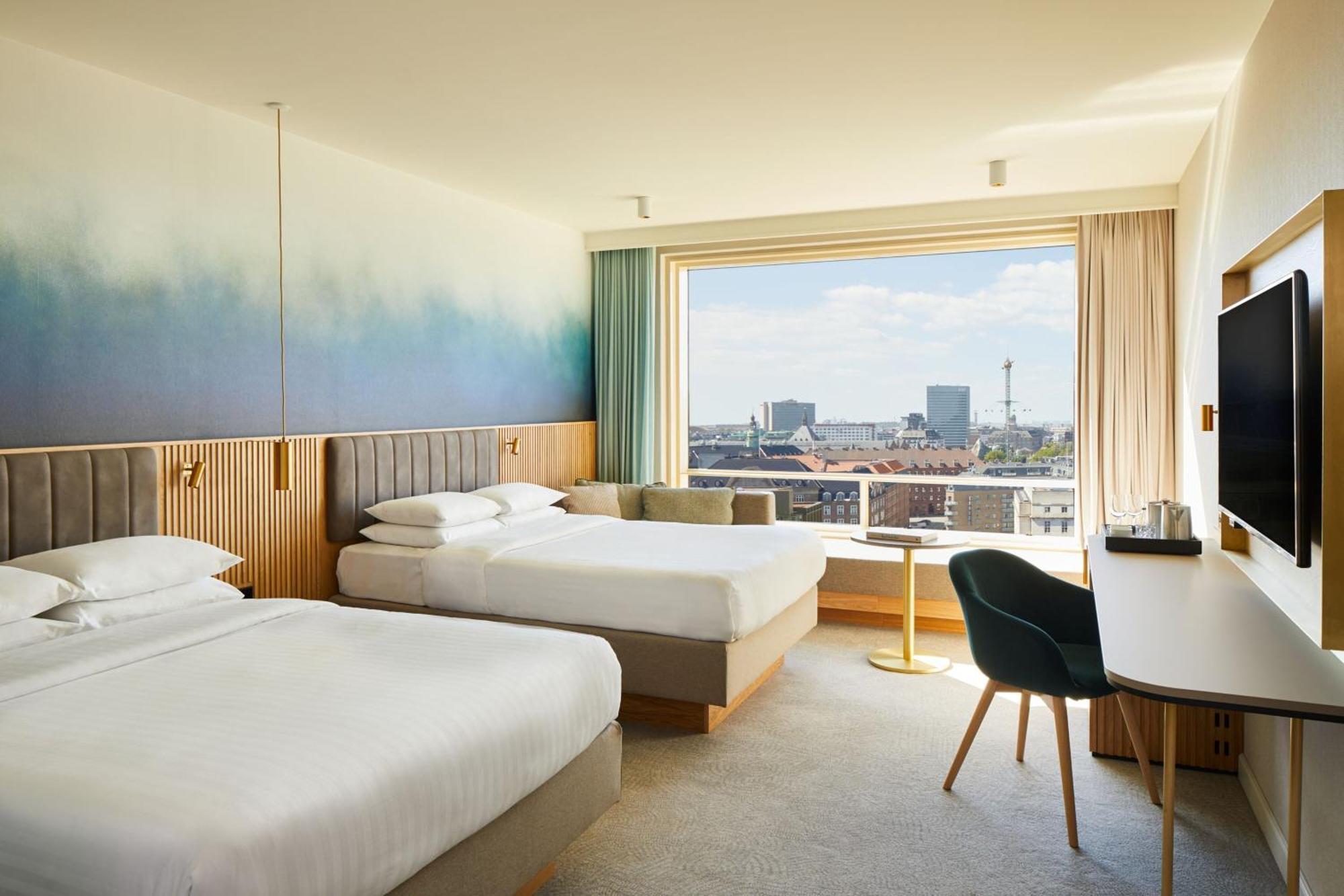 Executive Double Room Two Double Beds City View