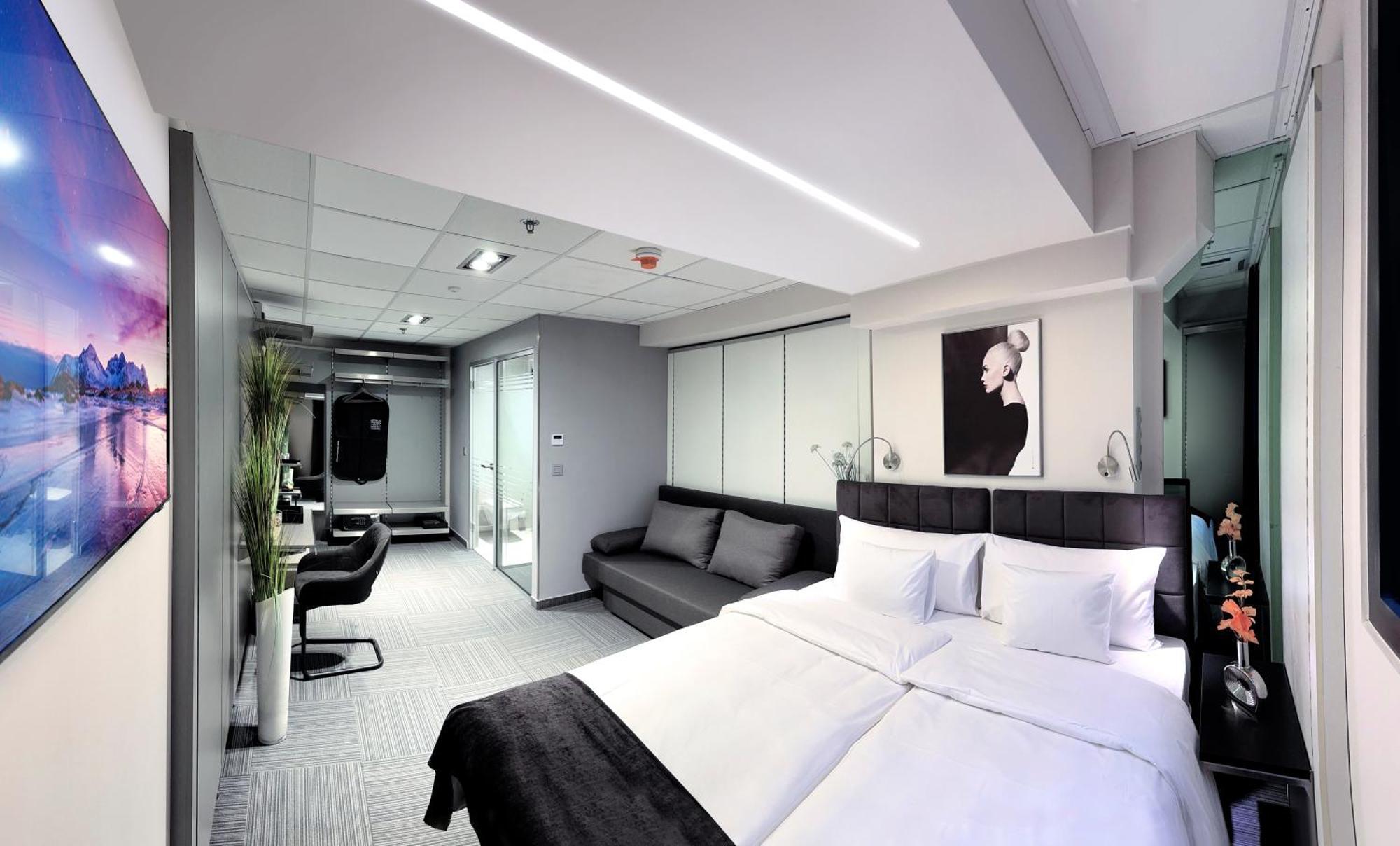 Camera Doppia Atryum con Vista interna e Letto Supplementare