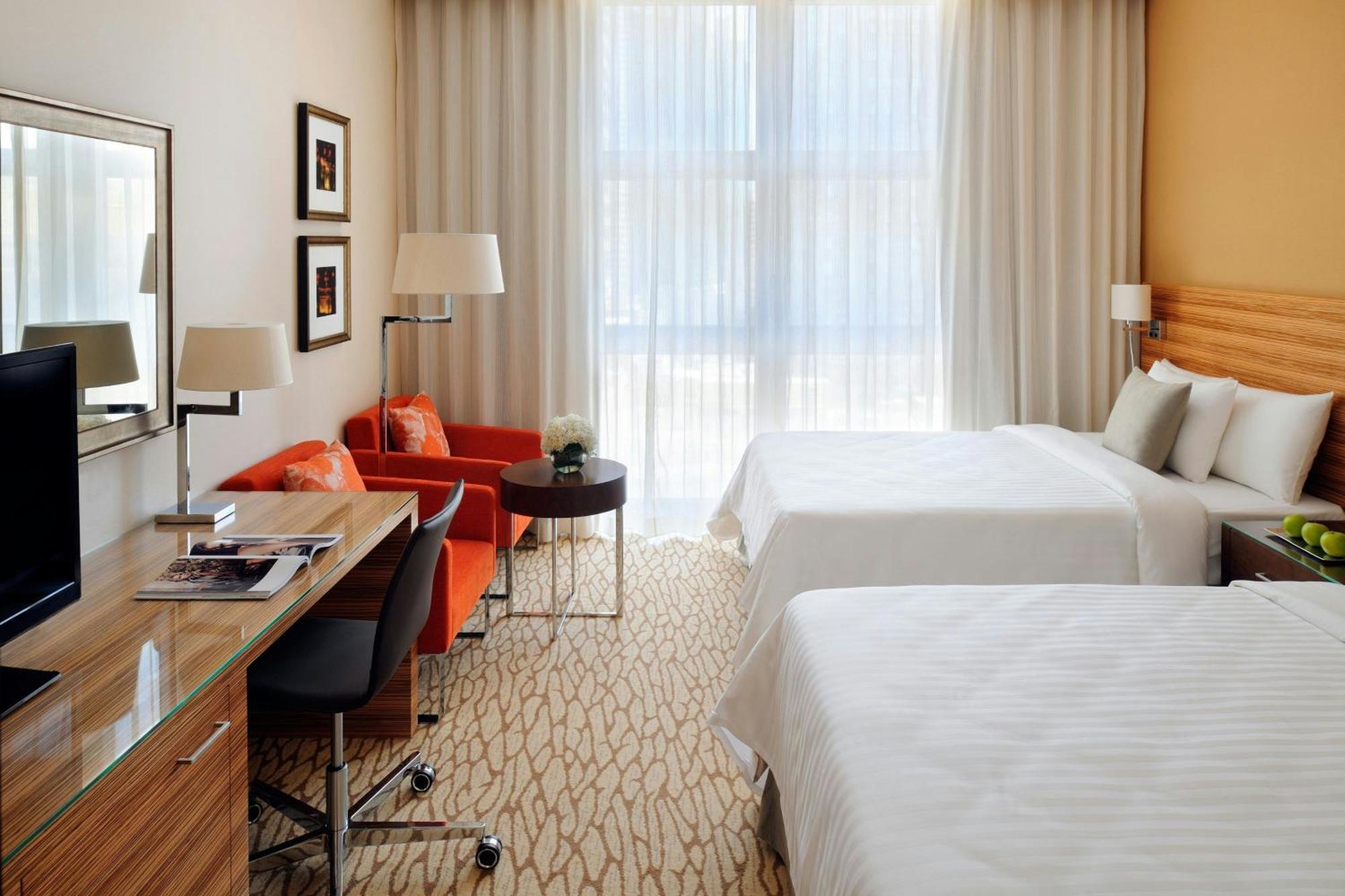 Twin Room Yas Theme Park tickets 1 park access pp per one of the parks Warner Bros Yas Waterworld Ferrari World SeaWorld Shuttle Service
