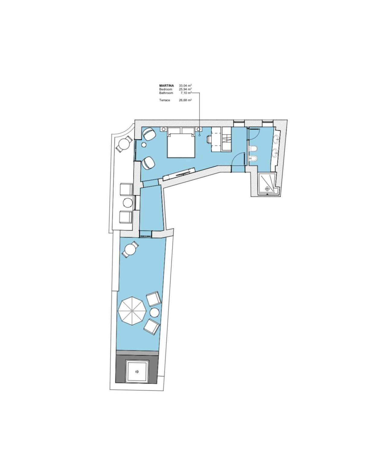Double Room with Mini Pool and Sea View Terrace