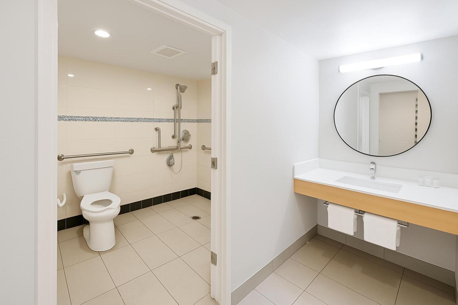 1 King Bed, Mobility Access