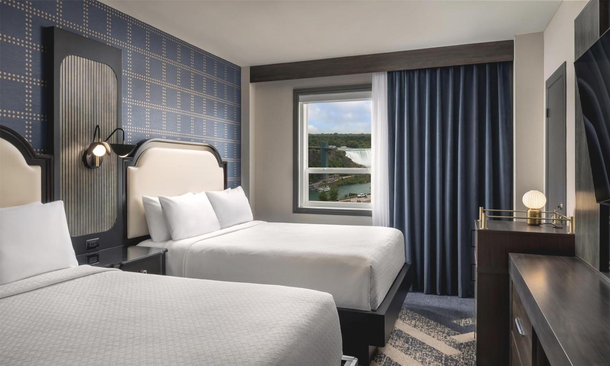 Queen Room Two Queen Beds Partial Falls View