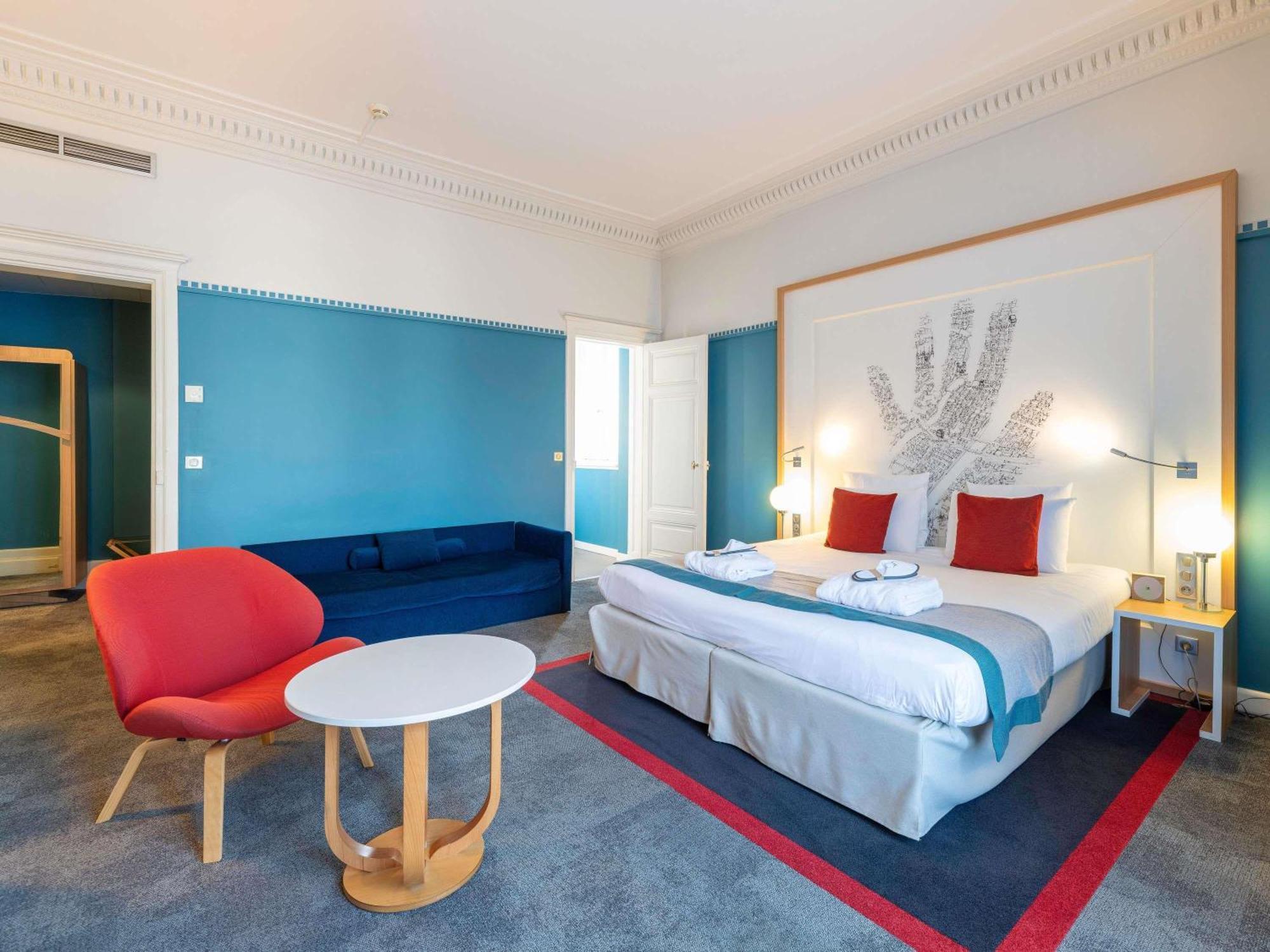 Superior Room One double One single sofa bed