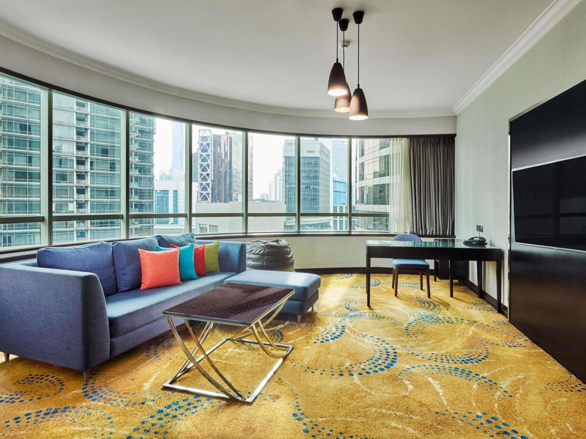 Two-Bedroom Apartment One King Bed Two Single Beds