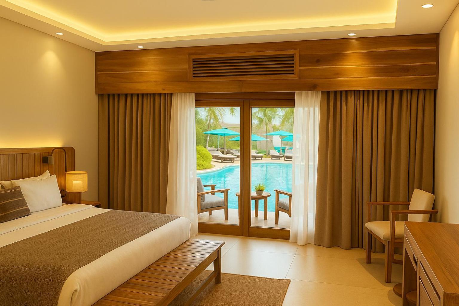 Premium Deluxe King or Twin Bed Pool View