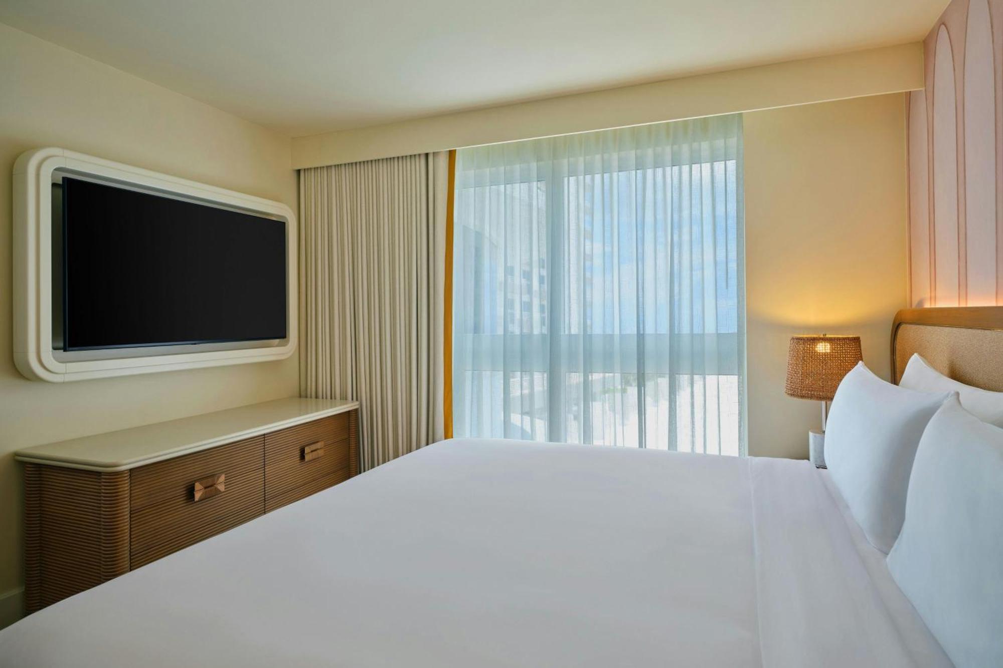Suite King con 1 Camera da Letto e Vista Città