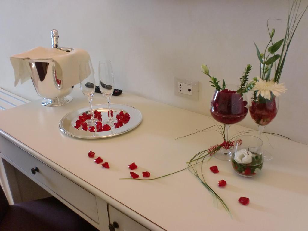 Camera Matrimoniale/Doppia con Letti Singoli con Vasca Idromassaggio
