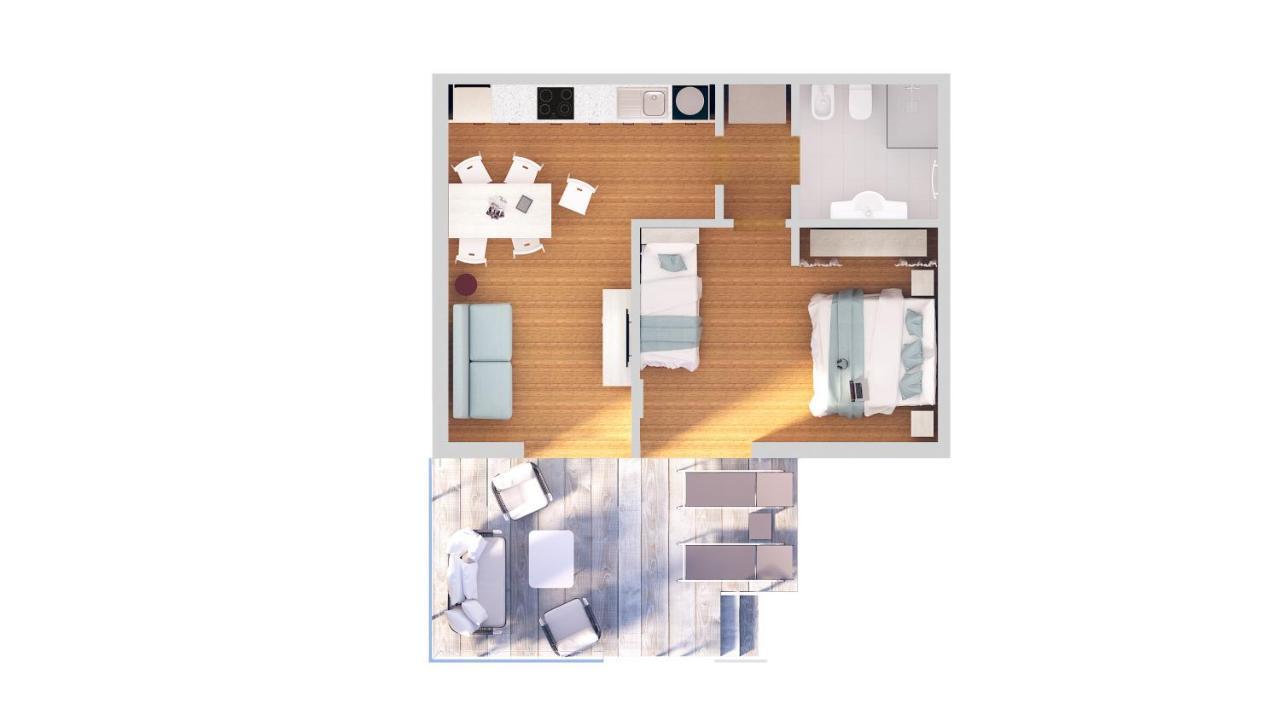 Appartamento con 1 Camera da Letto