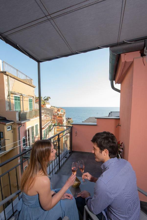 Camera Matrimoniale Deluxe con Balcone e Vista Mare