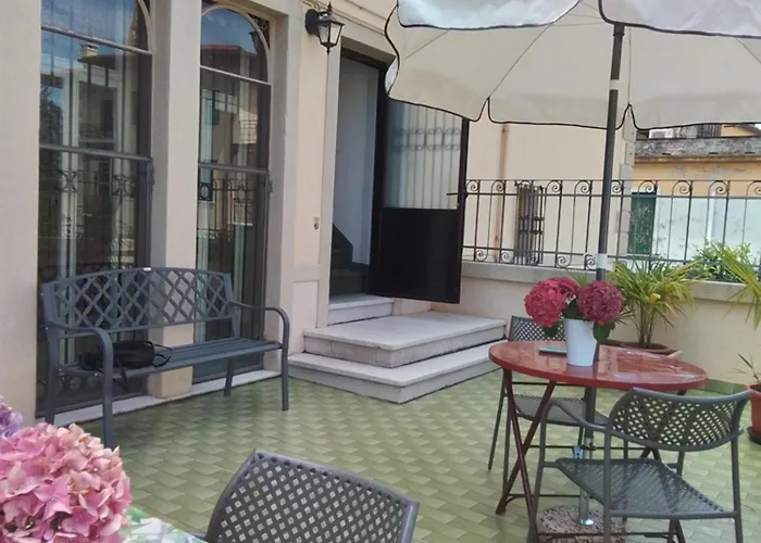 La terrazza di Villa Edera Treviso